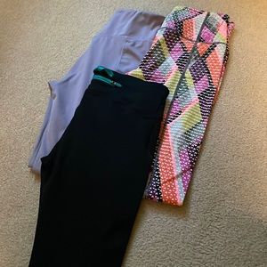 Running pants lot small size Victoria secrets, under armor and varley